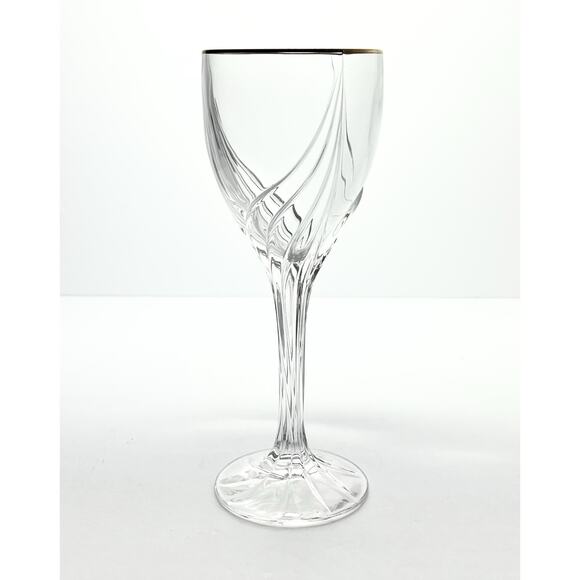 Lenox “Debut (Gold)” Set of 8 Crystal Wine Glasses 7 3/8” 7oz Signed - Picture 4 of 7